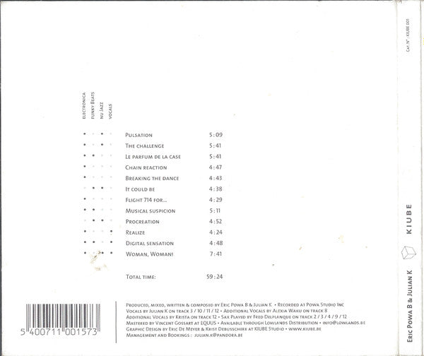 Eric Powa B* & Julian K : Kiube (CD, Album, Dig)