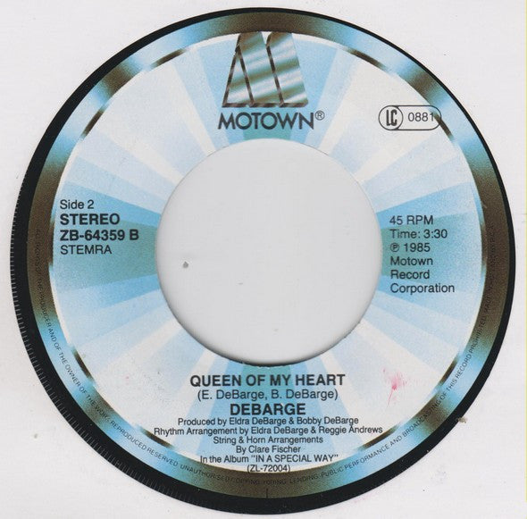 DeBarge : Rhythm Of The Night (7", Single)