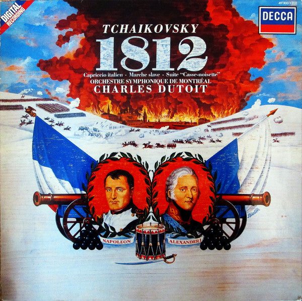 Pyotr Ilyich Tchaikovsky, Orchestre Symphonique De Montréal, Charles Dutoit : 1812 Overture • Capriccio Italien • The Nutcracker Suite • Marche Slave (LP)