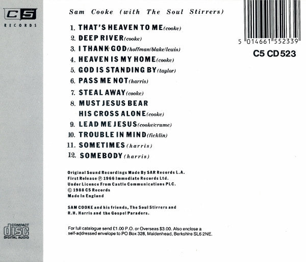 Sam Cooke And The Soul Stirrers : Heaven Is My Home (CD, Album, Comp, RE)
