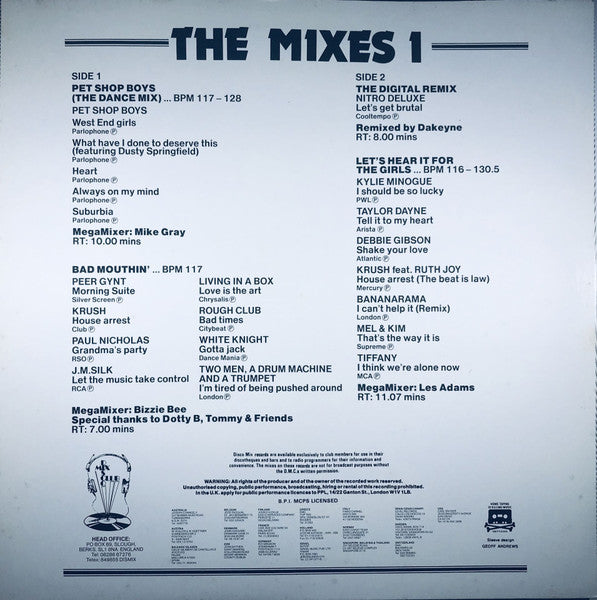 Various : March 88 Mixes 1 (12", Comp, P/Mixed)