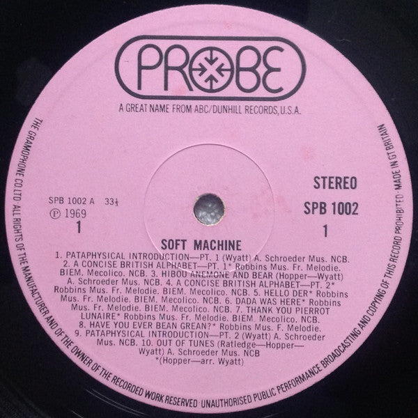 Soft Machine : Volume Two (LP, Album, RE, Pin)