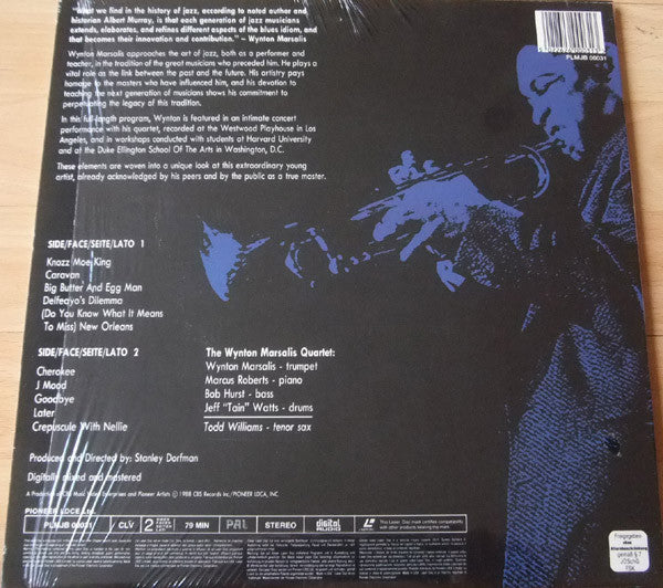 Wynton Marsalis : Blues & Swing (Laserdisc, 12", Album, PAL, Dig)