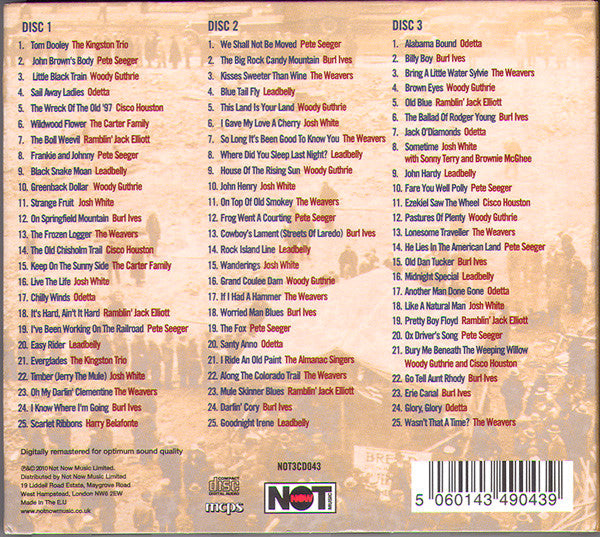 Various : The History Of American Folk (Songs Of Hope And Struggle) (3xCD, Comp, RM)