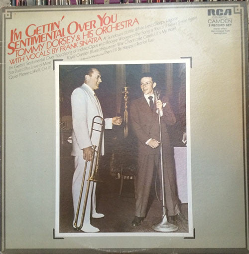 Tommy Dorsey And His Orchestra With Frank Sinatra : I'm Gettin' Sentimental Over You (2xLP, Comp, RM)