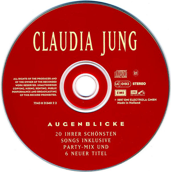 Claudia Jung : Augenblicke (CD, Comp)