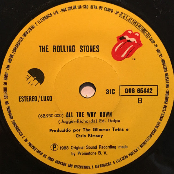 The Rolling Stones : Undercover Of The Night  (7", Single)