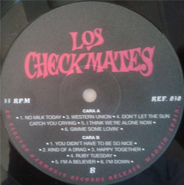 ¡Los Checkmates! : Con ¡Los Checkmates! (10", Album, RE)