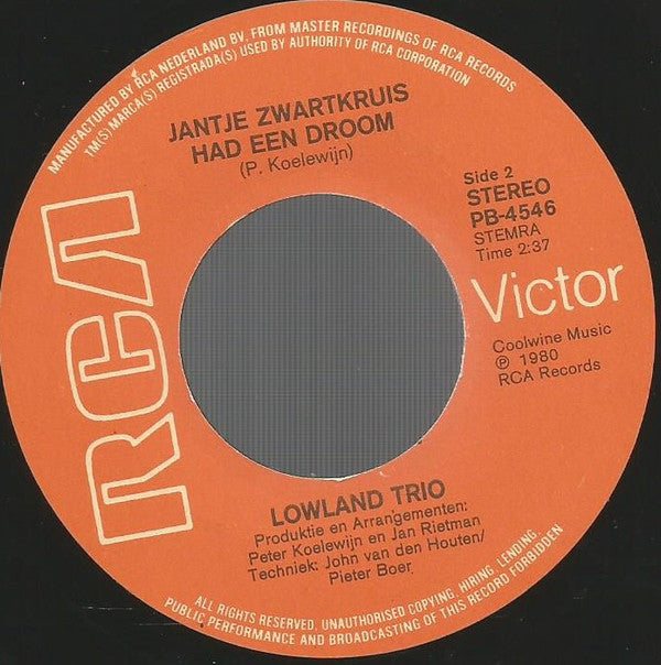 Lowland Trio : We Are The Champions (7", Single)