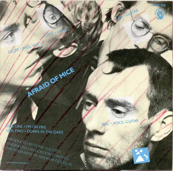 Afraid Of Mice : I'm On Fire (7", Single)
