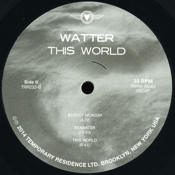 Watter (2) : This World (LP, Album)