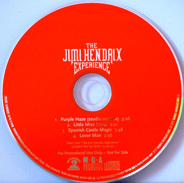 The Jimi Hendrix Experience : Purple Haze (CD, Maxi, Promo)