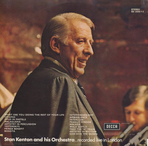 Stan Kenton And His Orchestra : Stan Kenton Today (Live In Concert) (2xLP, Gat)