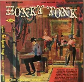 Knuckles O'Toole And His Honky Tonk Piano And Orchestra* : Honky Tonk Ragtime Piano (10", Album, Mono)