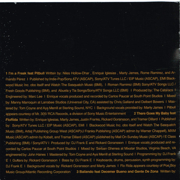 Enrique Iglesias : Sex And Love (CD, Album)