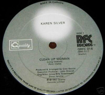 Karen Silver : Clean Up Woman (12")