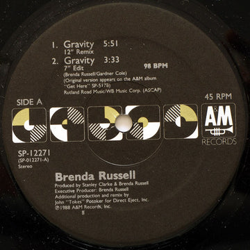 Brenda Russell (2) : Gravity (12")