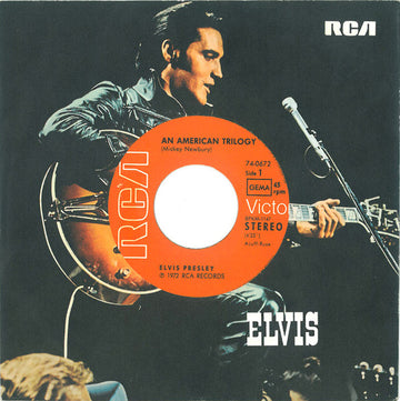 Elvis Presley : An American Trilogy (7", Single)