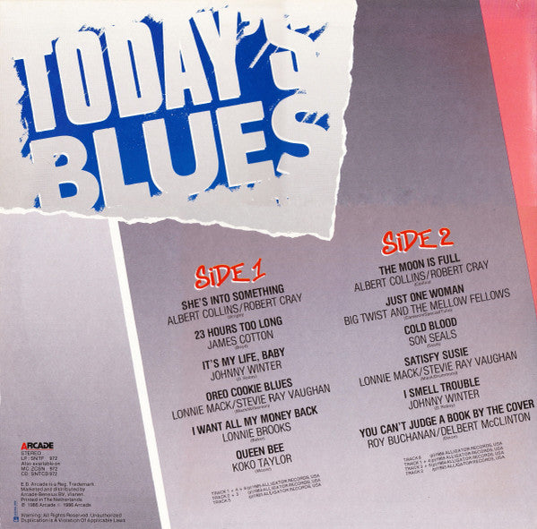 Various : Today's Blues - Volume 3 (LP, Comp)