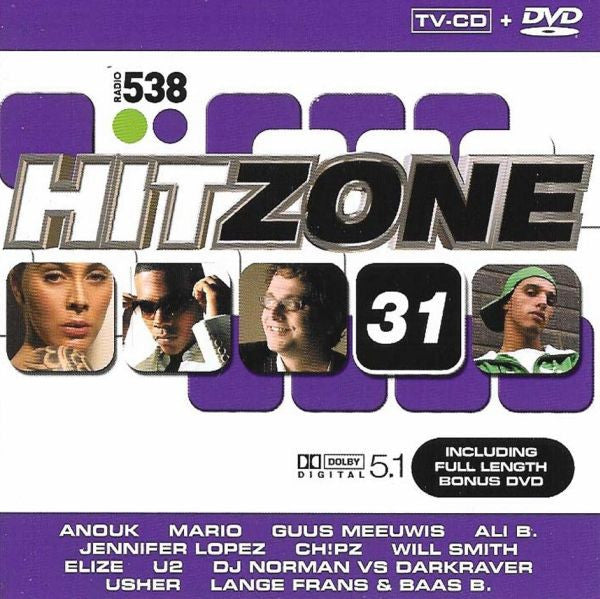 Various : Radio 538 Hitzone 31 (CD, Comp + DVD, Comp, PAL)