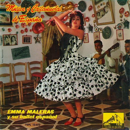 Emma Maleras Y Su Ballet Español : Música Y Castañuelas De España (7", EP)