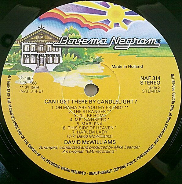 David McWilliams : The Days Of Pearly Spencer (LP, Comp)