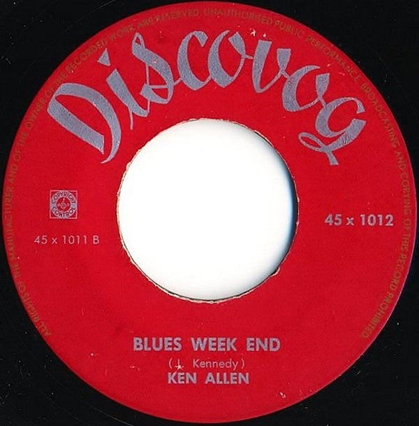 Penny Black (4) / Ken Allen (2) : It Might As Well Rain Until September / Blues Week End (7")