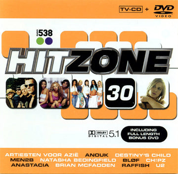 Various : Radio 538 - Hitzone 30 (CD, Comp + DVD-V, Comp)