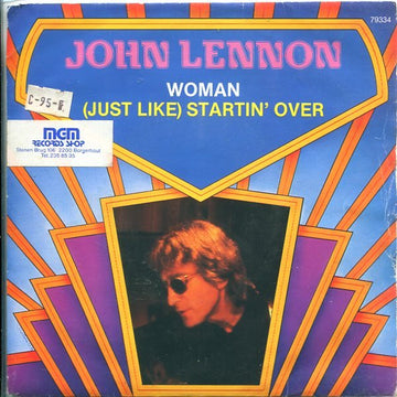 John Lennon : Woman / (Just Like) Startin' Over (7", Single, RE)