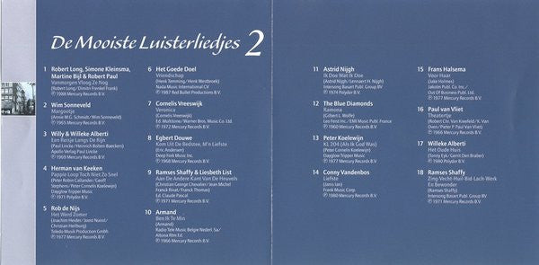 Various : De Mooiste Luisterliedjes 2 (CD, Comp, RE)