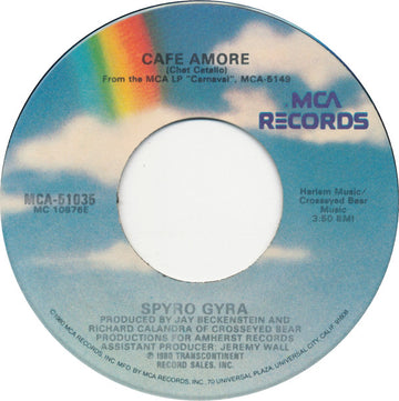 Spyro Gyra : Cafe Amore (7", Single)