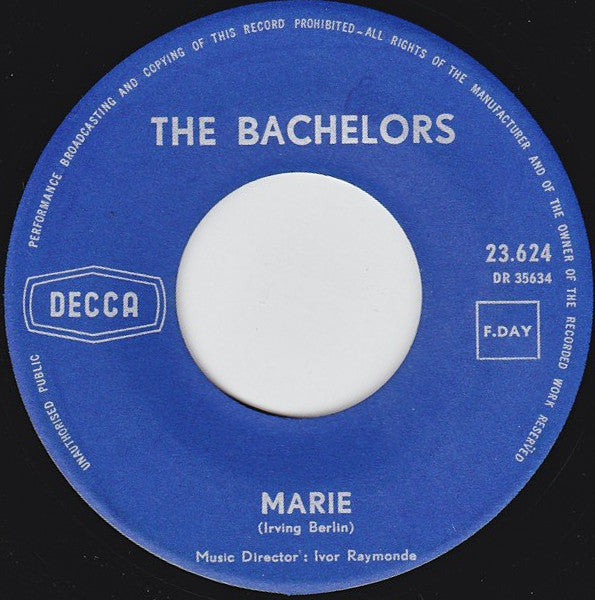 The Bachelors : Marie (7", Single)