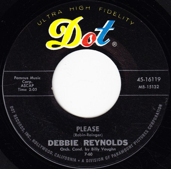 Debbie Reynolds : I'll Pretend / Please (7")