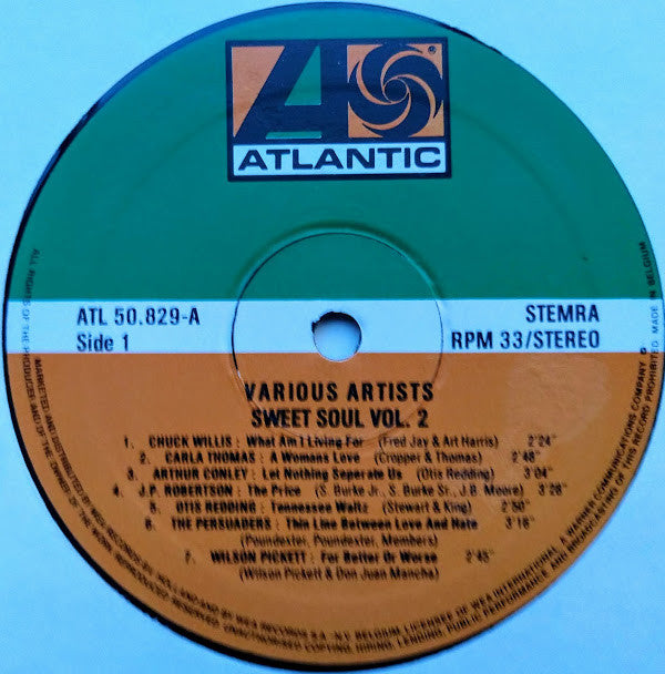 Various : Sweet Soul  Volume Two (LP, Comp)