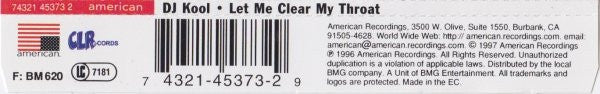 DJ Kool : Let Me Clear My Throat (CD, Maxi)