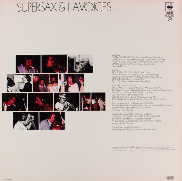 Supersax & L.A. Voices* : Supersax & L.A. Voices (LP, Album)