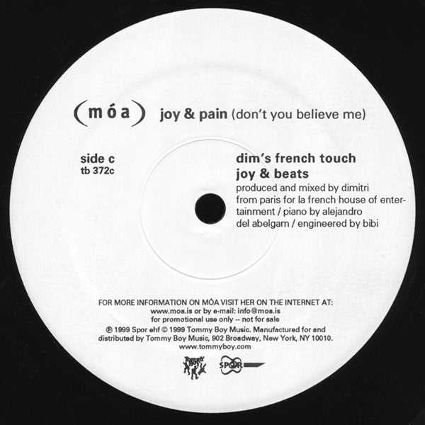 (móa) : Joy & Pain (Don't You Believe Me) (2x12")