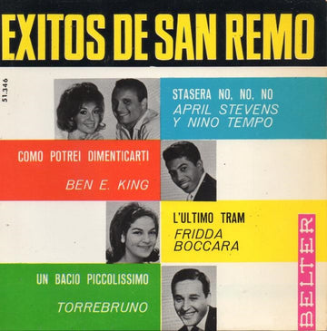 April Stevens Y Nino Tempo*, Ben E. King, Frida Boccara, Torrebruno : Exitos De San Remo (7")