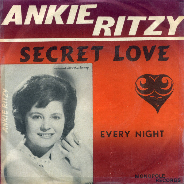 Ankie Ritzy : Secret Love (7", Single)