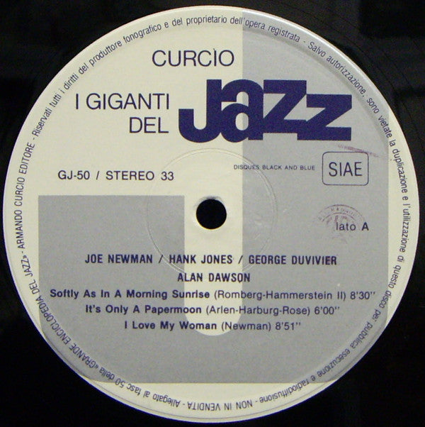 Stéphane Grappelli, Slam Stewart, Johnny Guarnieri, Jimmy Shirley, Joe Newman, Hank Jones, George Duvivier, Alan Dawson : Jazz Giants (2xLP, Comp, Gat)