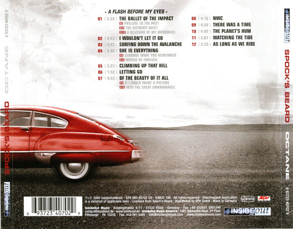 Spock's Beard : Octane (CD, Album)