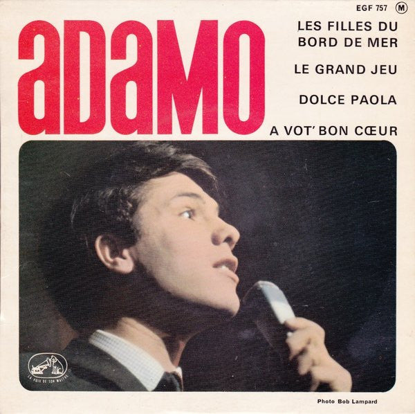 Adamo : Les Filles Du Bord De Mer	 (7", EP)