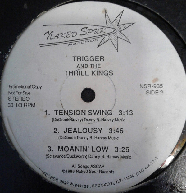 Trigger And The Thrill Kings : Trigger And The Thrill Kings (12", EP, Promo)