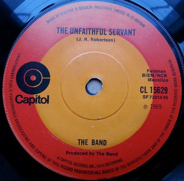 The Band : Rag Mama Rag (7", Single, RP, Sol)