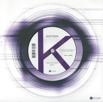 Anathema : The Lost Song (Part 3) (7", Single, Ltd)