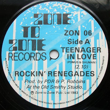 Rockin' Renegades : Teenager In Love / Rockin' Chair (7")