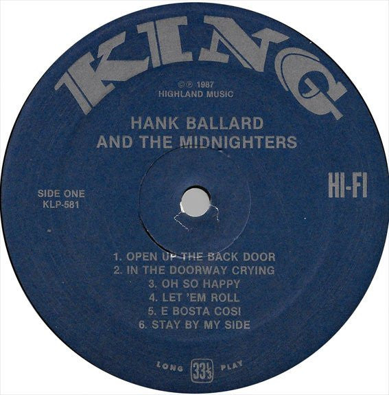 Hank Ballard And The Midnighters* : Hank Ballard And The Midnighters (LP, Album, RE)