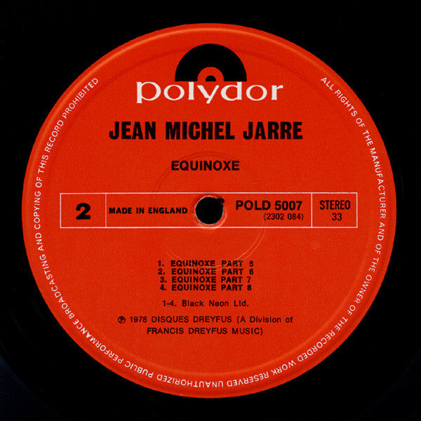 Jean-Michel Jarre : Equinoxe (LP, Album)