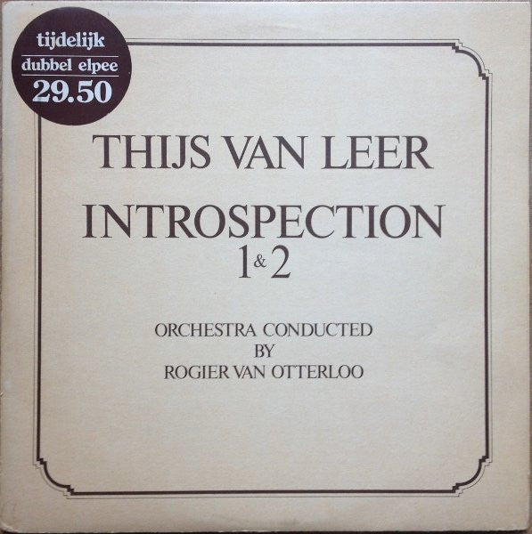 Thijs van Leer : Introspection Album 1 & 2 (2xLP, Album, Comp)