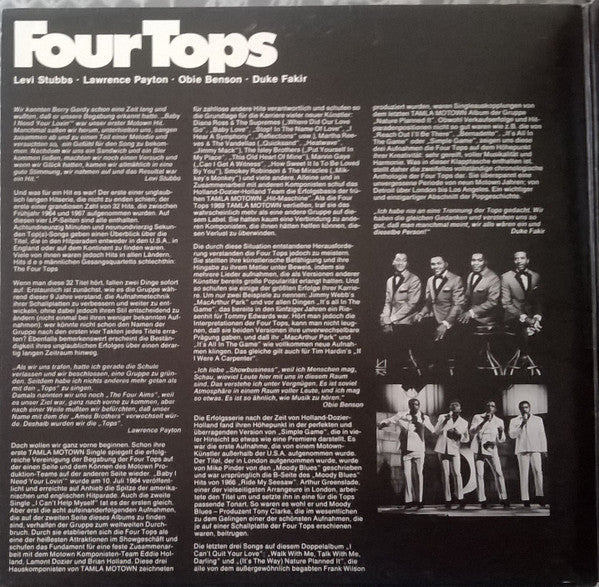 Four Tops : Anthology 1964-72 (2xLP, Comp)
